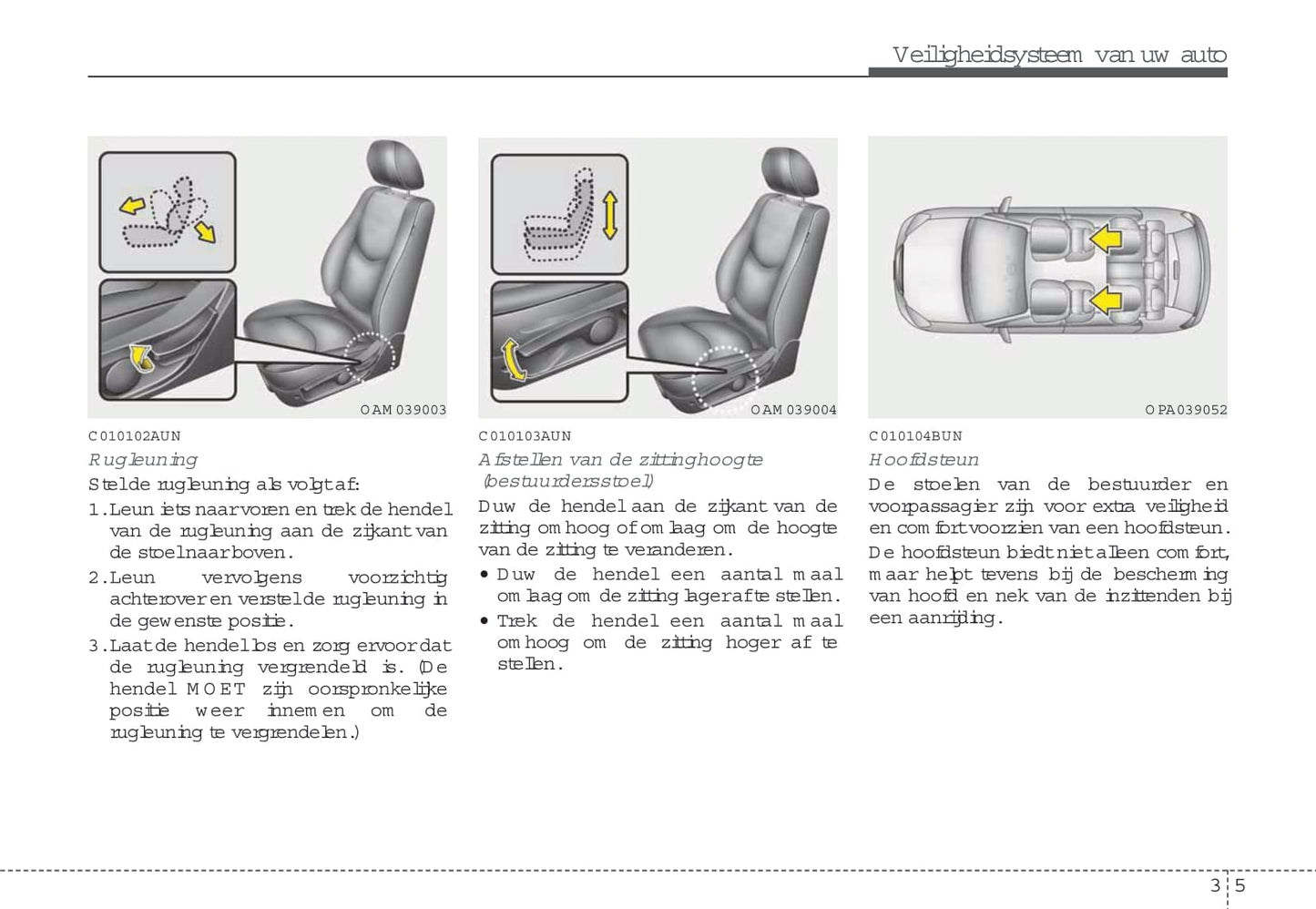 2008-2009 Kia Soul Owner's Manual | Dutch