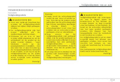 2008-2009 Kia Soul Owner's Manual | Dutch