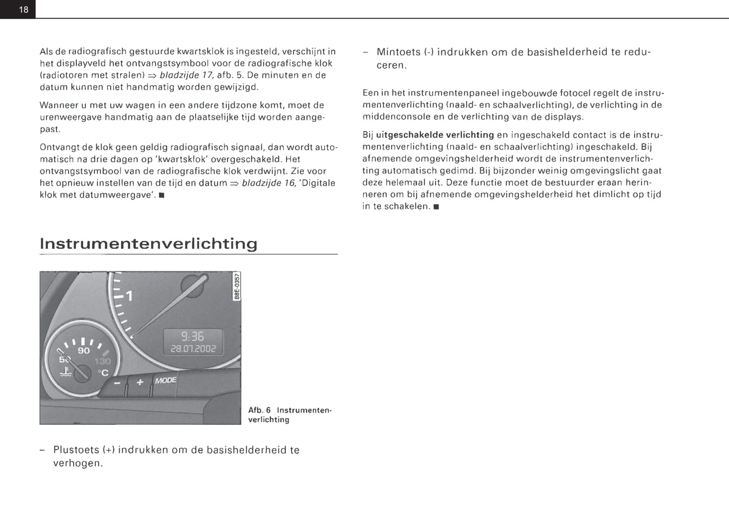 2001-2004 Audi A4 Avant Owner's Manual | Dutch