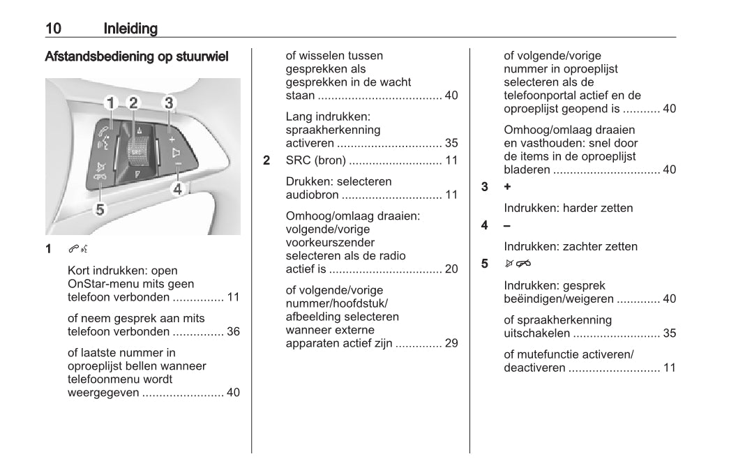 Opel Corsa Infotainment System Handleiding 2014 - 2018