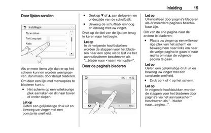 Opel Corsa Infotainment System Handleiding 2014 - 2018