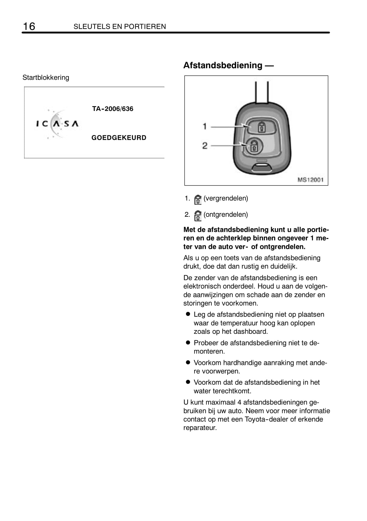 2005-2008 Toyota Aygo Manuel du propriétaire | Néerlandais