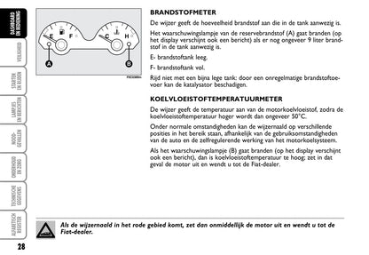 2003-2004 Fiat Stilo Bedienungsanleitung | Niederländisch