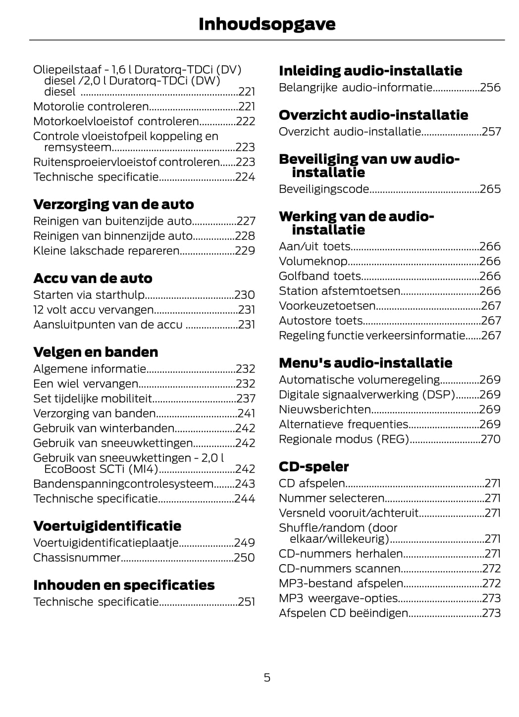 2012 Ford Focus Owner's Manual | Dutch