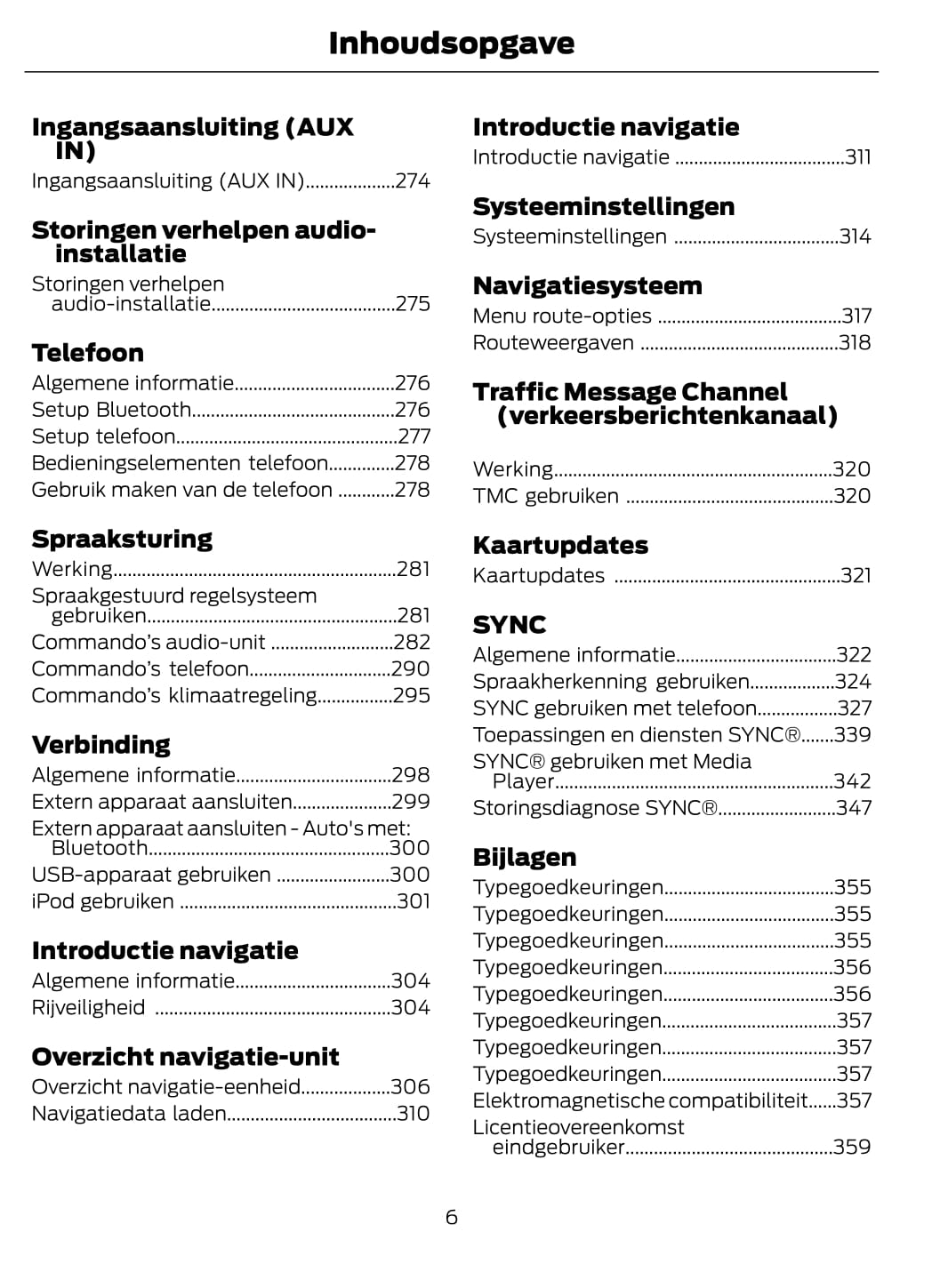 2012 Ford Focus Owner's Manual | Dutch