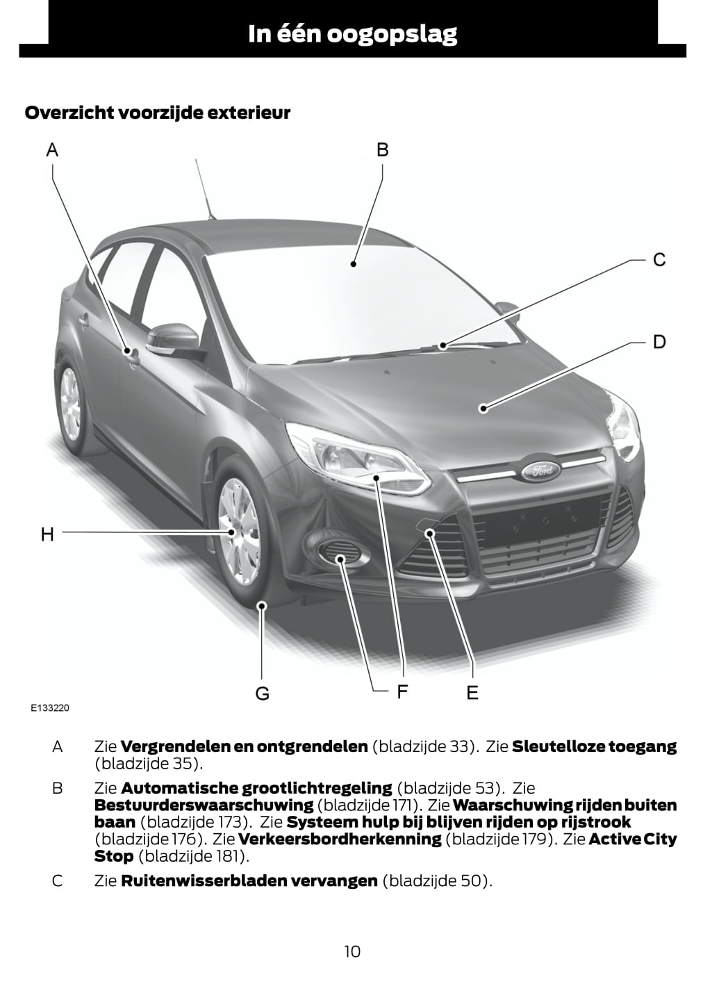 2012 Ford Focus Owner's Manual | Dutch