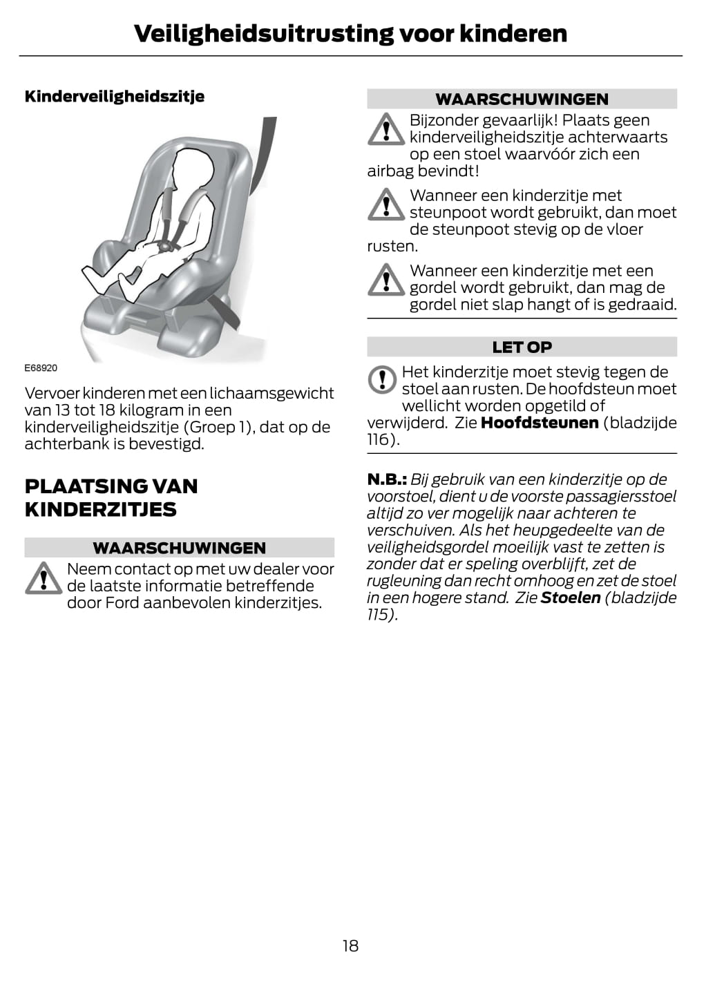 2012 Ford Focus Owner's Manual | Dutch