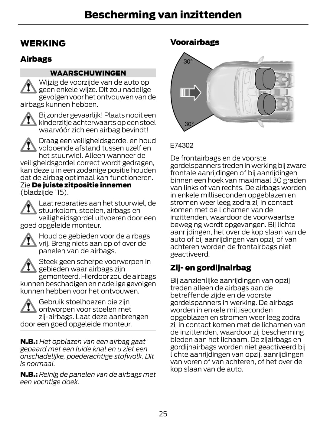 2012 Ford Focus Owner's Manual | Dutch