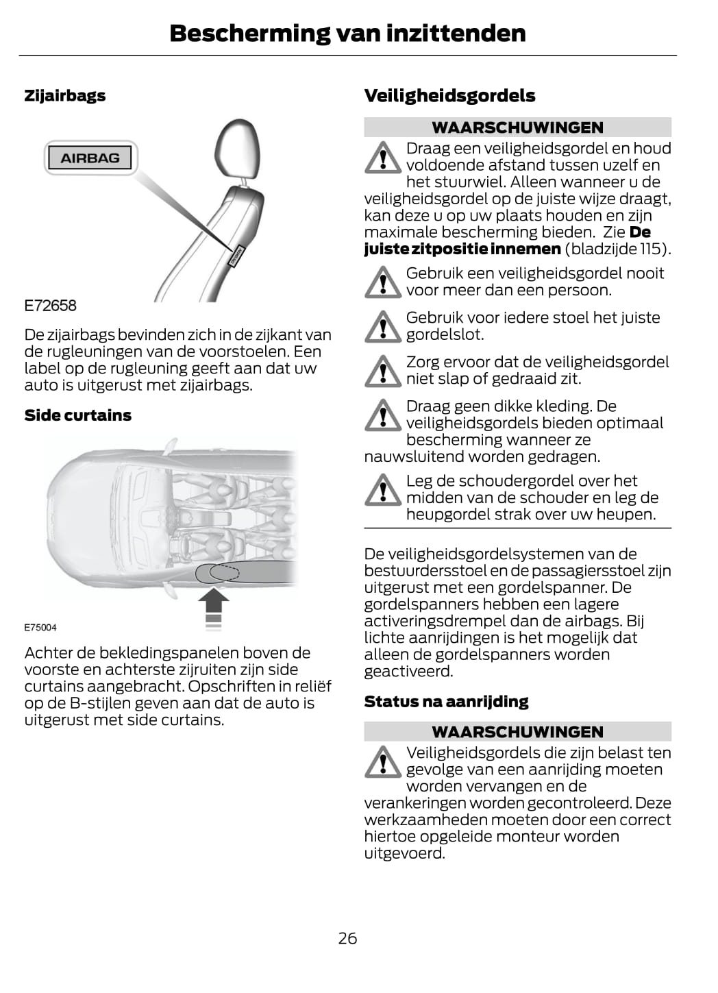 2012 Ford Focus Owner's Manual | Dutch