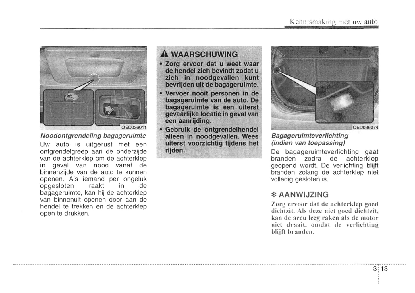 2007-2008 Kia Cee'd Owner's Manual | Dutch