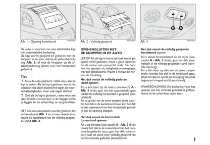 2009-2010 Fiat 500C Owner's Manual | Dutch