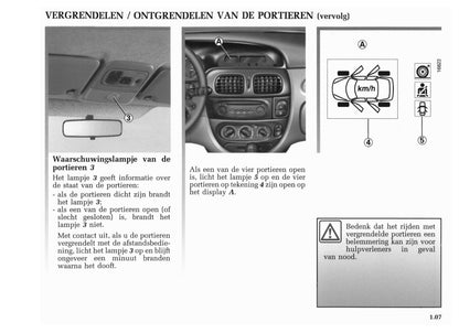 2001-2002 Renault Mégane Owner's Manual | Dutch