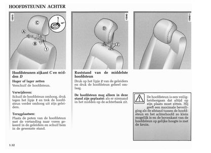 2001-2002 Renault Mégane Owner's Manual | Dutch