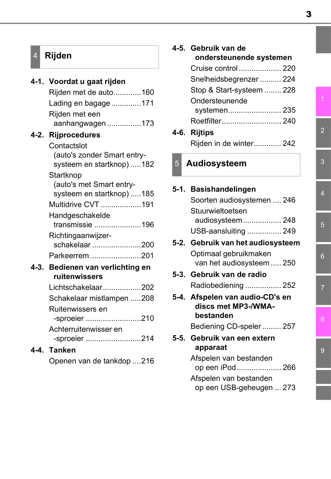 2014-2015 Toyota Yaris Owner's Manual | Dutch