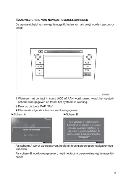 Toyota Touch & Go (plus) Handleiding