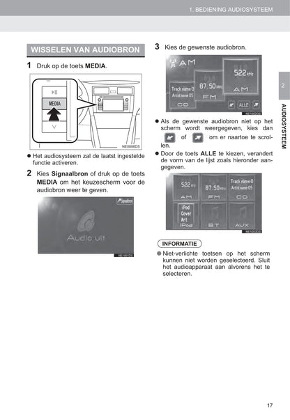 Toyota Touch & Go (plus) Handleiding