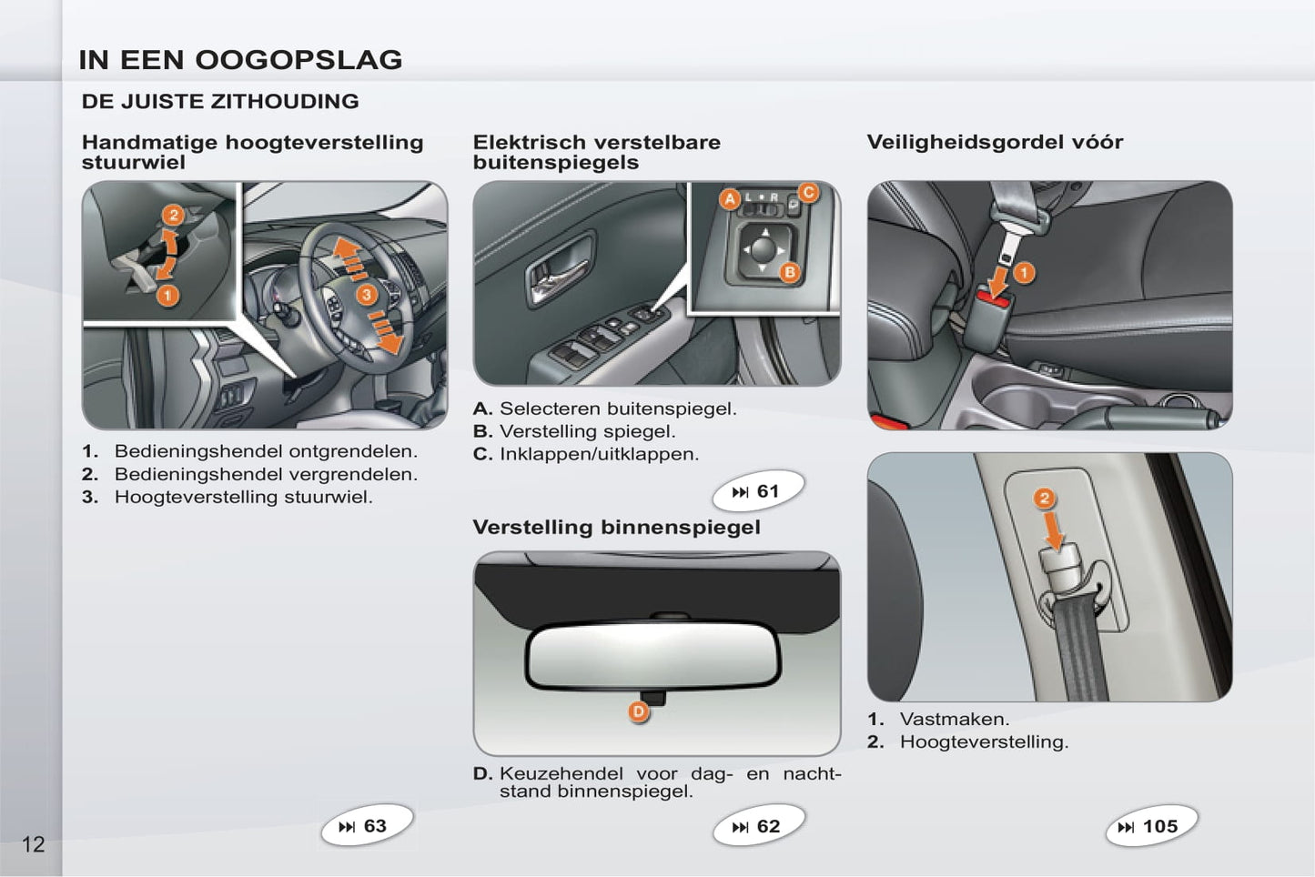 2011-2012 Peugeot 4007 Gebruikershandleiding | Nederlands