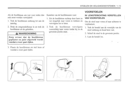 2000-2004 Daewoo Tacuma Bedienungsanleitung | Niederländisch