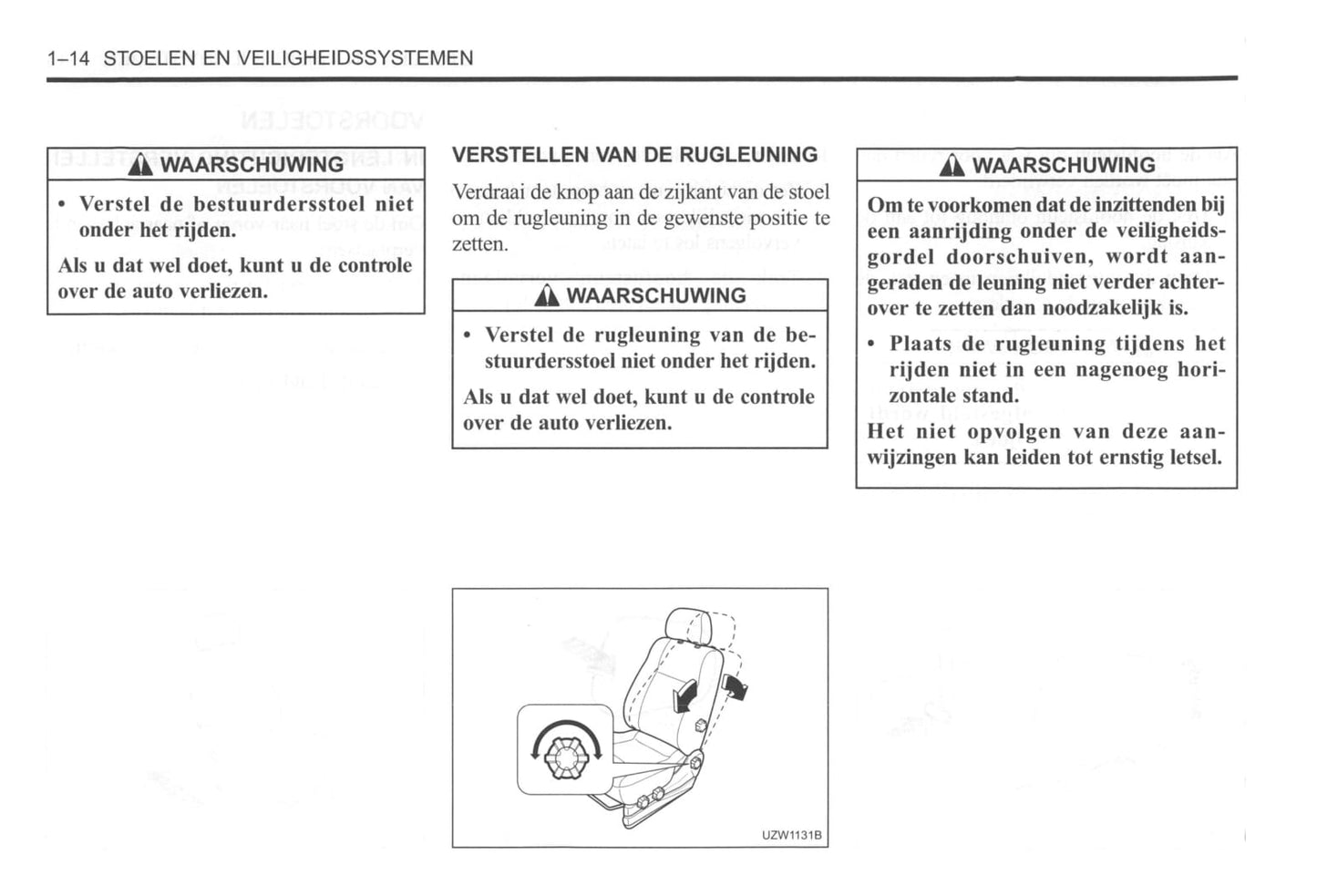 2000-2004 Daewoo Tacuma Bedienungsanleitung | Niederländisch