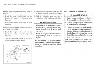 2000-2004 Daewoo Tacuma Bedienungsanleitung | Niederländisch