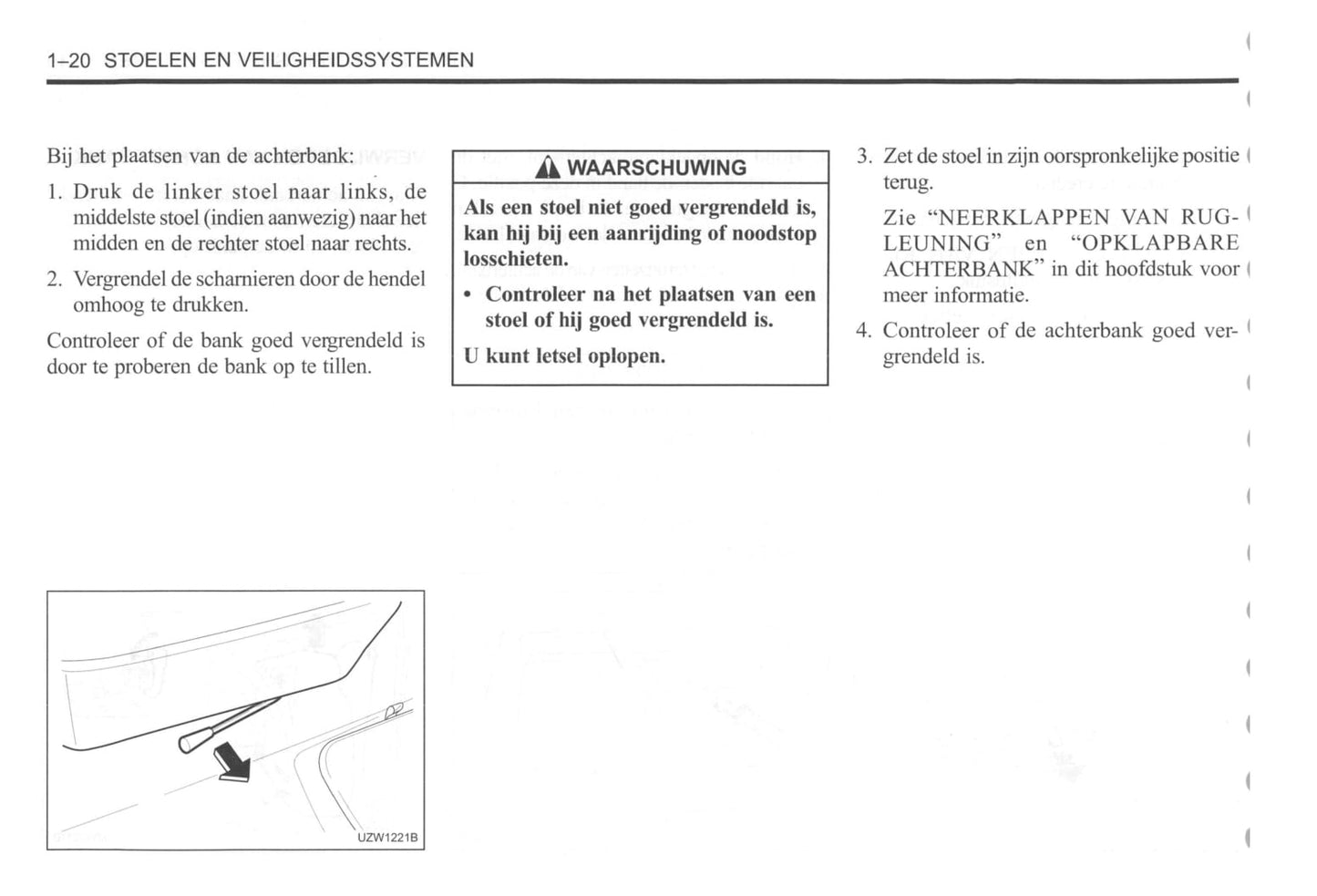 2000-2004 Daewoo Tacuma Bedienungsanleitung | Niederländisch