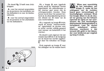 2002-2003 Fiat Ulysse Bedienungsanleitung | Niederländisch