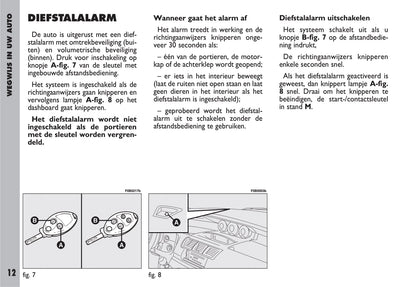 2002-2003 Fiat Ulysse Bedienungsanleitung | Niederländisch