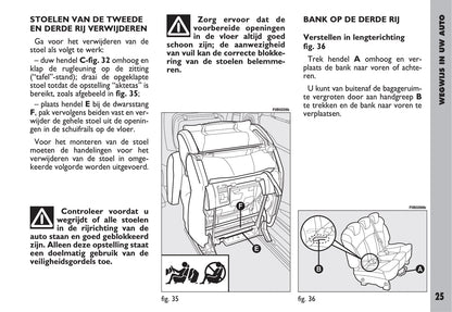 2002-2003 Fiat Ulysse Bedienungsanleitung | Niederländisch