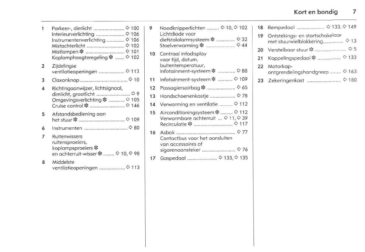 2005-2010 Opel Meriva Gebruikershandleiding | Nederlands