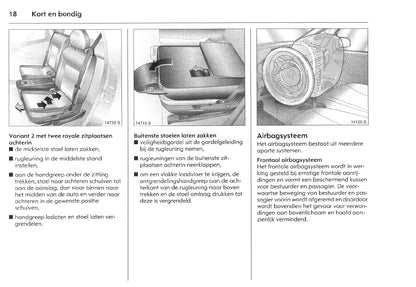 2005-2010 Opel Meriva Gebruikershandleiding | Nederlands