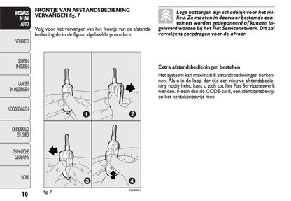 2011-2012 Fiat Punto Evo Bedienungsanleitung | Niederländisch