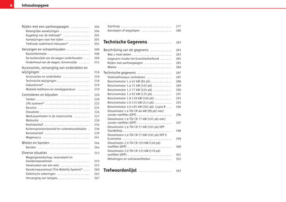 2011-2012 Seat Leon Owner's Manual | Dutch