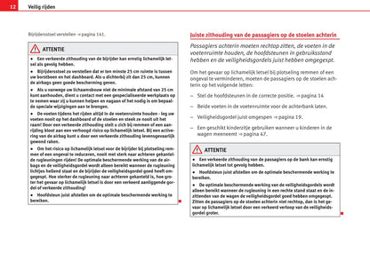 2011-2012 Seat Leon Owner's Manual | Dutch