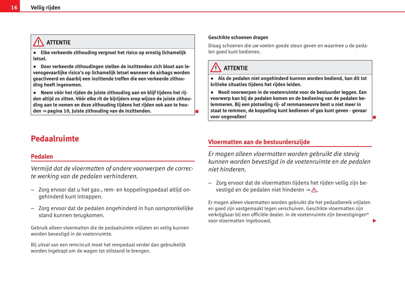 2011-2012 Seat Leon Owner's Manual | Dutch