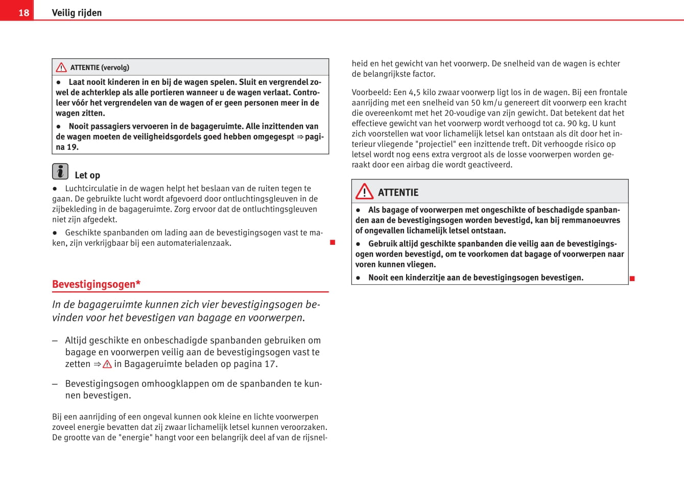 2011-2012 Seat Leon Owner's Manual | Dutch