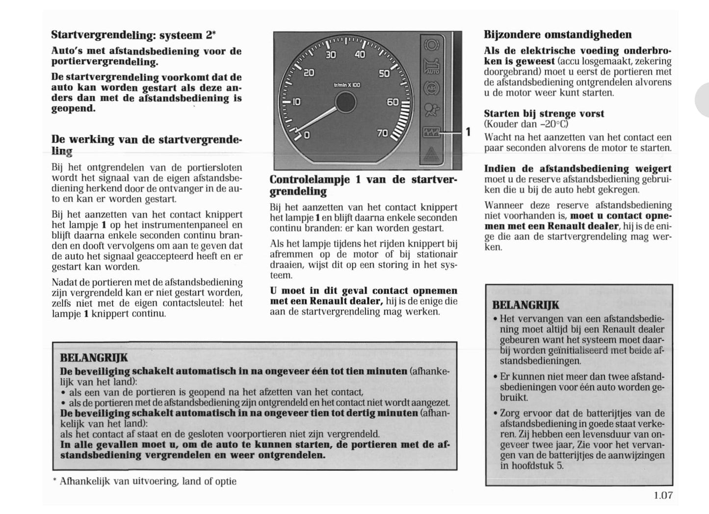 1996-1998 Renault Clio Owner's Manual | Dutch