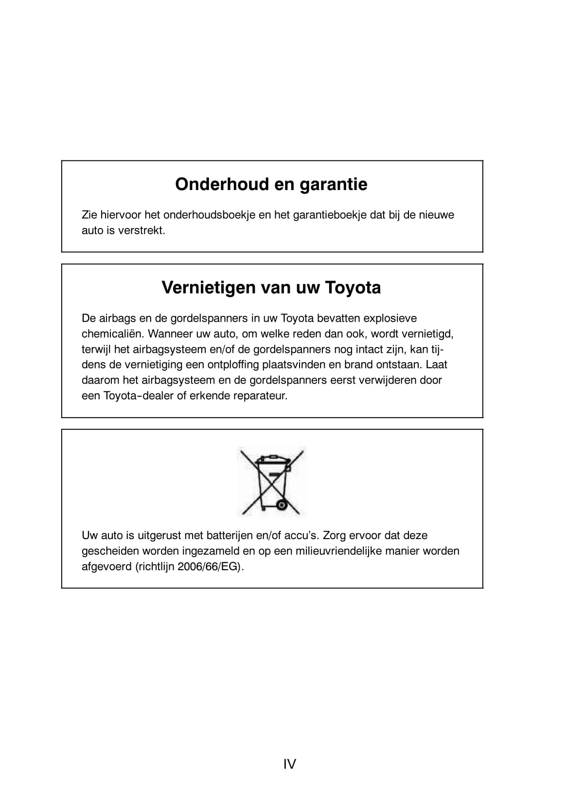 2009-2010 Toyota Dyna Owner's Manual | Dutch