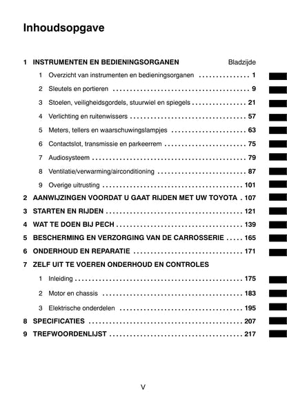 2009-2010 Toyota Dyna Owner's Manual | Dutch