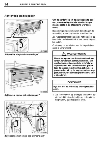 2009-2010 Toyota Dyna Owner's Manual | Dutch