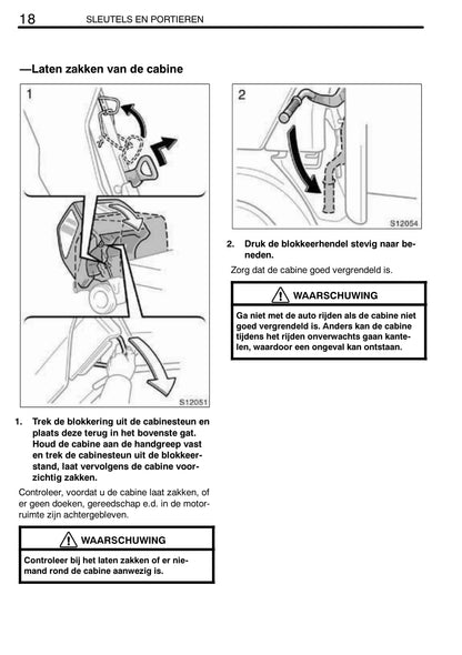 2009-2010 Toyota Dyna Owner's Manual | Dutch