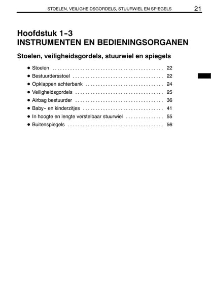 2009-2010 Toyota Dyna Owner's Manual | Dutch