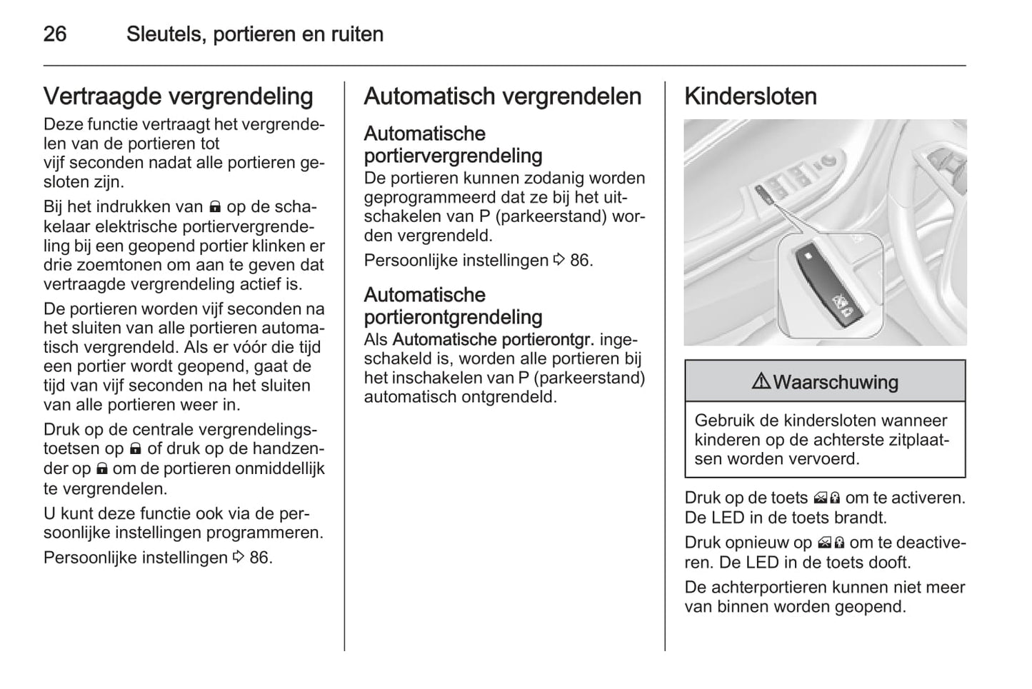 2014-2017 Opel Ampera Gebruikershandleiding | Nederlands