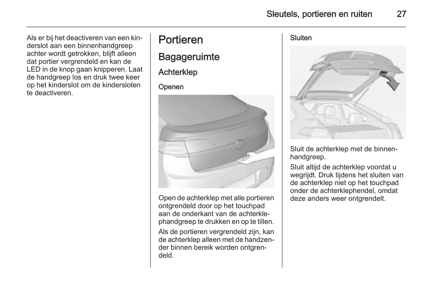 2014-2017 Opel Ampera Gebruikershandleiding | Nederlands