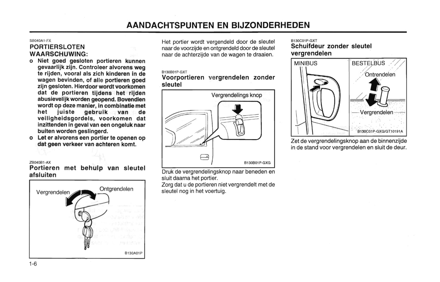 2000-2001 Hyundai H-1 Gebruikershandleiding | Nederlands