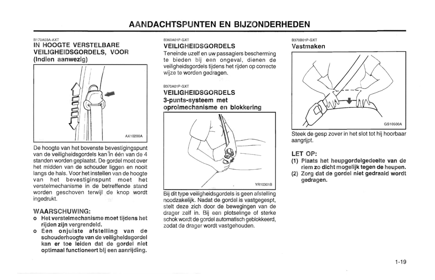 2000-2001 Hyundai H-1 Gebruikershandleiding | Nederlands