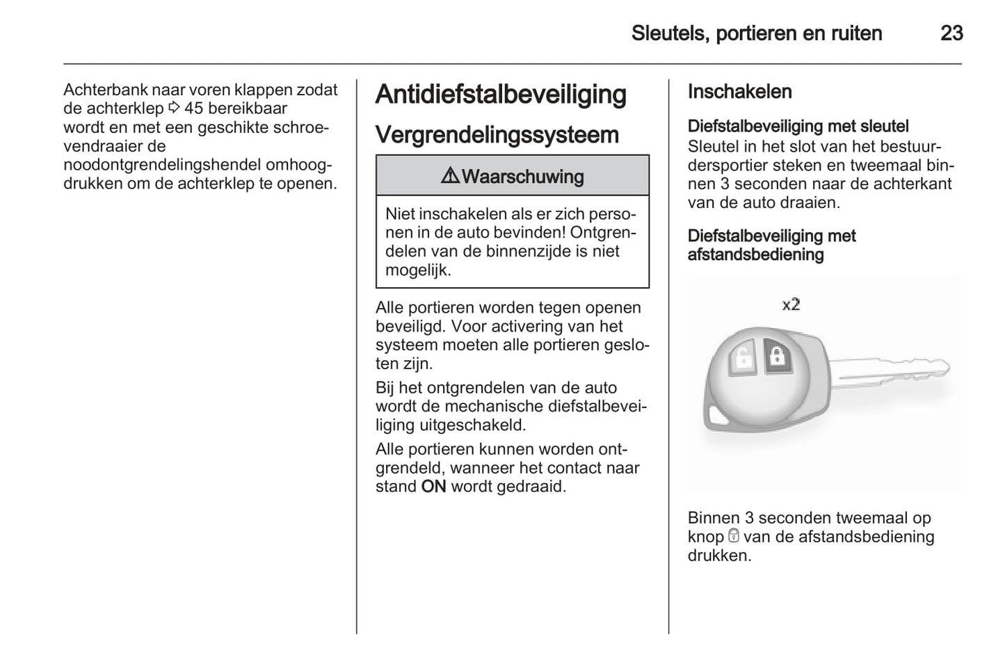 2012-2015 Opel Agila Gebruikershandleiding | Nederlands