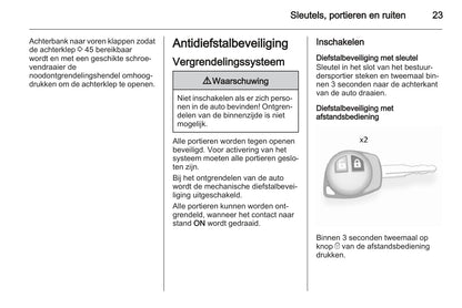 2012-2015 Opel Agila Gebruikershandleiding | Nederlands