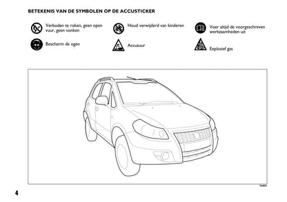 2008-2009 Fiat Sedici Gebruikershandleiding | Nederlands