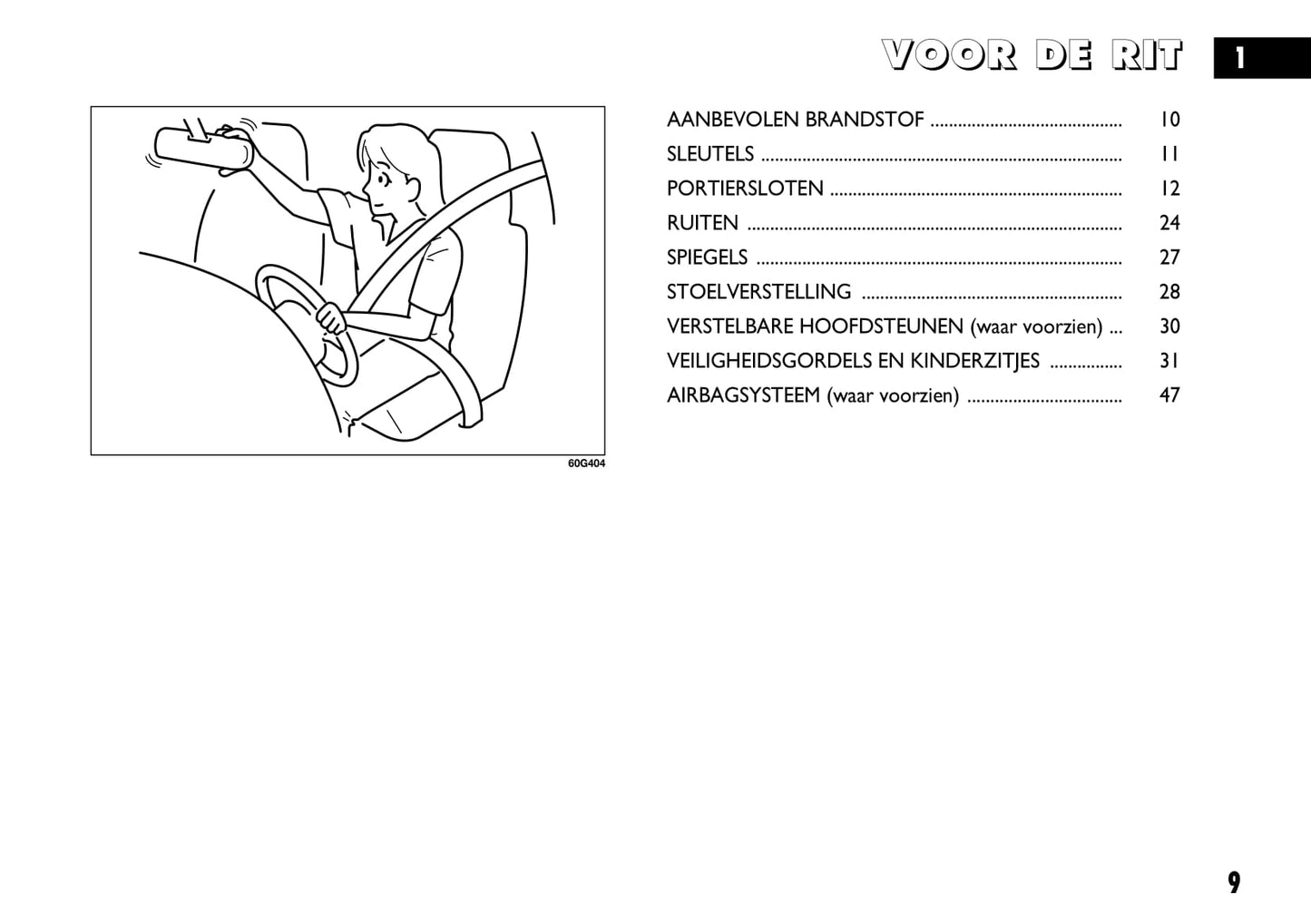 2008-2009 Fiat Sedici Gebruikershandleiding | Nederlands