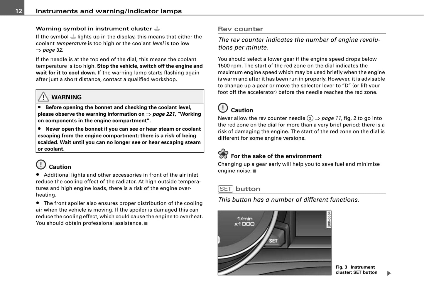 2007-2012 Audi S5 Owner's Manual | English